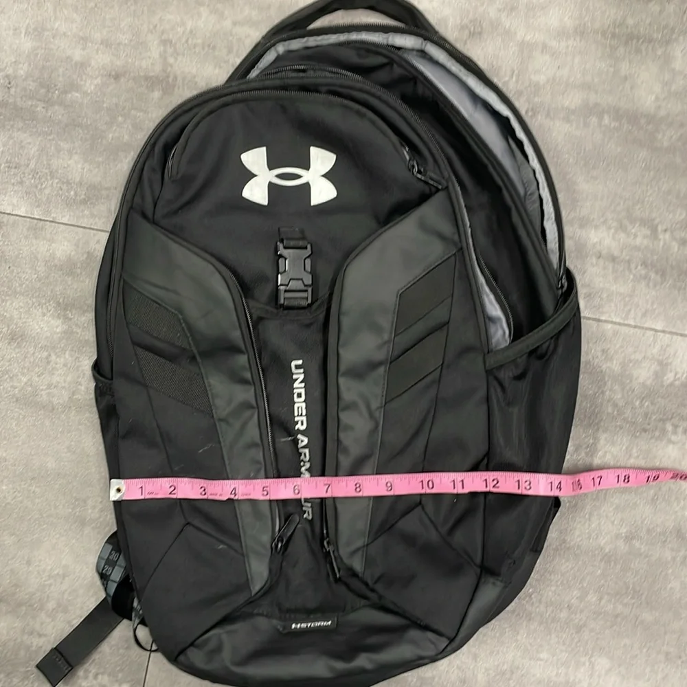 Under Armour hustle pro black backpack